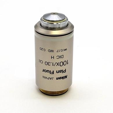 Nikon Plan Fluor 100x 1.30 Oil Immersion DIC Microscope Objective CFI Eclipse-cover