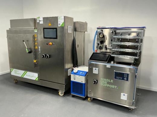 Single Use Support ROSS.pftu_midscale - plate-based freeze-thaw system-cover