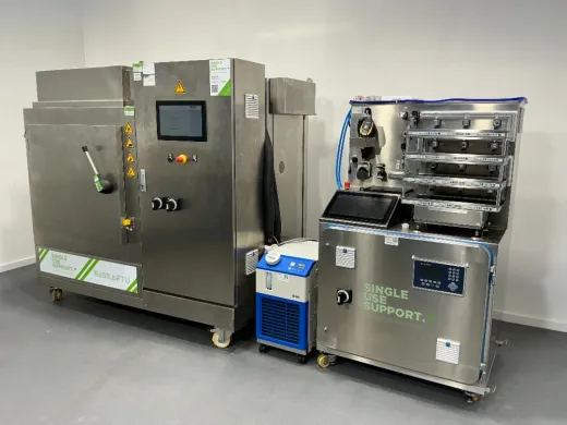 Single Use Support ROSS.pftu_midscale - plate-based freeze-thaw system