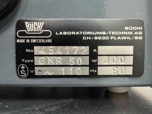 Buchi GKR-50 Precision Laboratory Glass Oven for Controlled Thermal Processing-cover