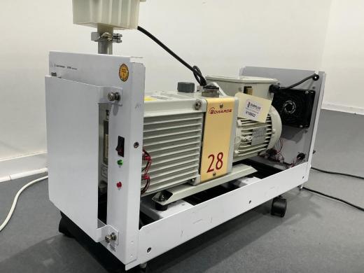 Edwards E2M28 Rotary Vane Vacuum Pump with Quiet Cover II Noise Reduction-cover