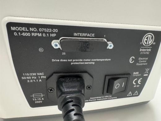 Cole-Parmer MasterFlex L/S Peristaltic Pump-cover