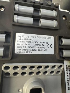 Benchmark Scientific myFuge Mini Centrifuge C1008-C for Benchtop Sample Spin-Down-cover