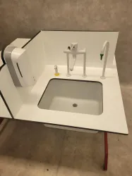 Drefa Free-standing Sink Table 1500x1500x900 mm for Laboratory Use, 3 of 4