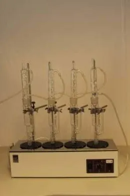 GFL Multi-Station Water Bath with 4 Positions and 20 L Capacity