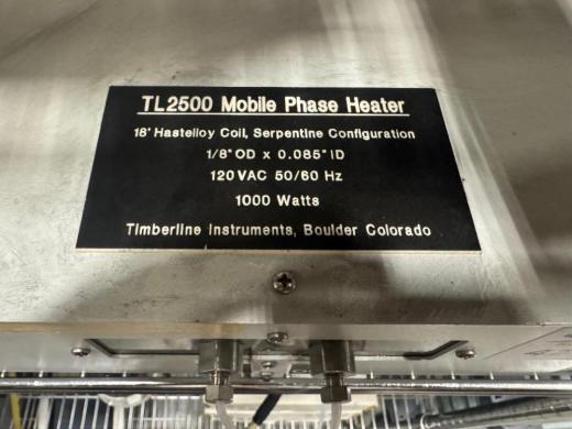 Timberline TL2500 Mobile Phase Heater with 18-Foot Hastelloy Serpentine Coil-cover