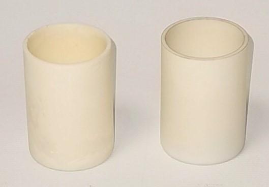 Alumina Ceramic Cylindrical Crucible Set - Assorted Volumes