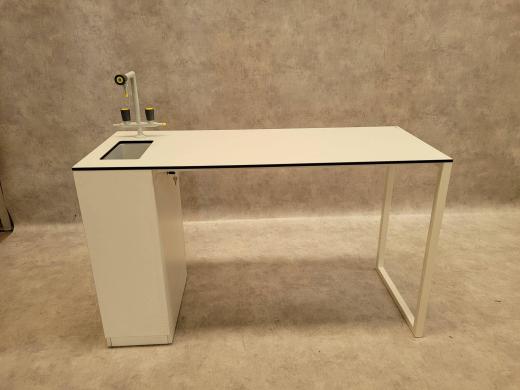 Frame table Special with sink White 1500-cover