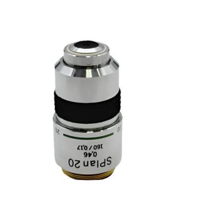 Olympus SPlan 20x Microscope Objective Lens 160/0.17-cover
