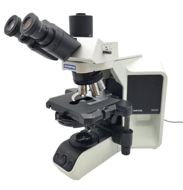 Olympus BX43 LED Microscope with Phase Contrast and Trinocular Head-cover