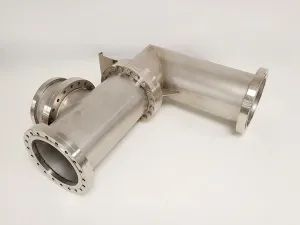 MDC MFG Inc. Stainless Steel UHV Vacuum Chamber Tee Section with CF Flanges, 8 of 8