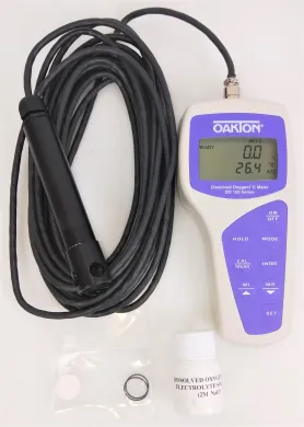 Oakton DO 100 Series Portable Dissolved Oxygen Meter with 25-Ft Probe Cable