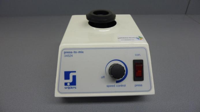 Snijders 34524 Vortex Mixer with Variable Speed Control-cover
