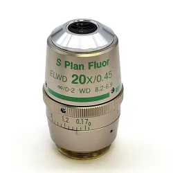 Nikon S Plan Fluor ELWD 20x ADM Phase 1 Microscope Objective, 3 of 3