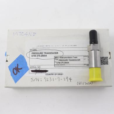 Kulite 4 Wire 5Vdc Pressure Transducer ETM-375-2500A-cover