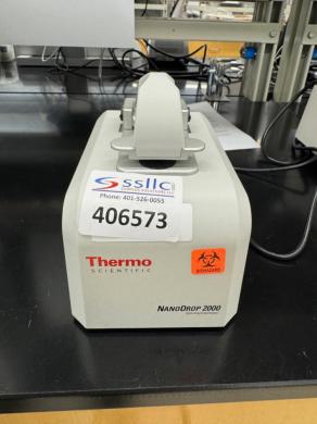 Thermo NanoDrop 2000 Microvolume UV/Vis Spectrophotometer for Nucleic Acid and Protein Quantification-cover