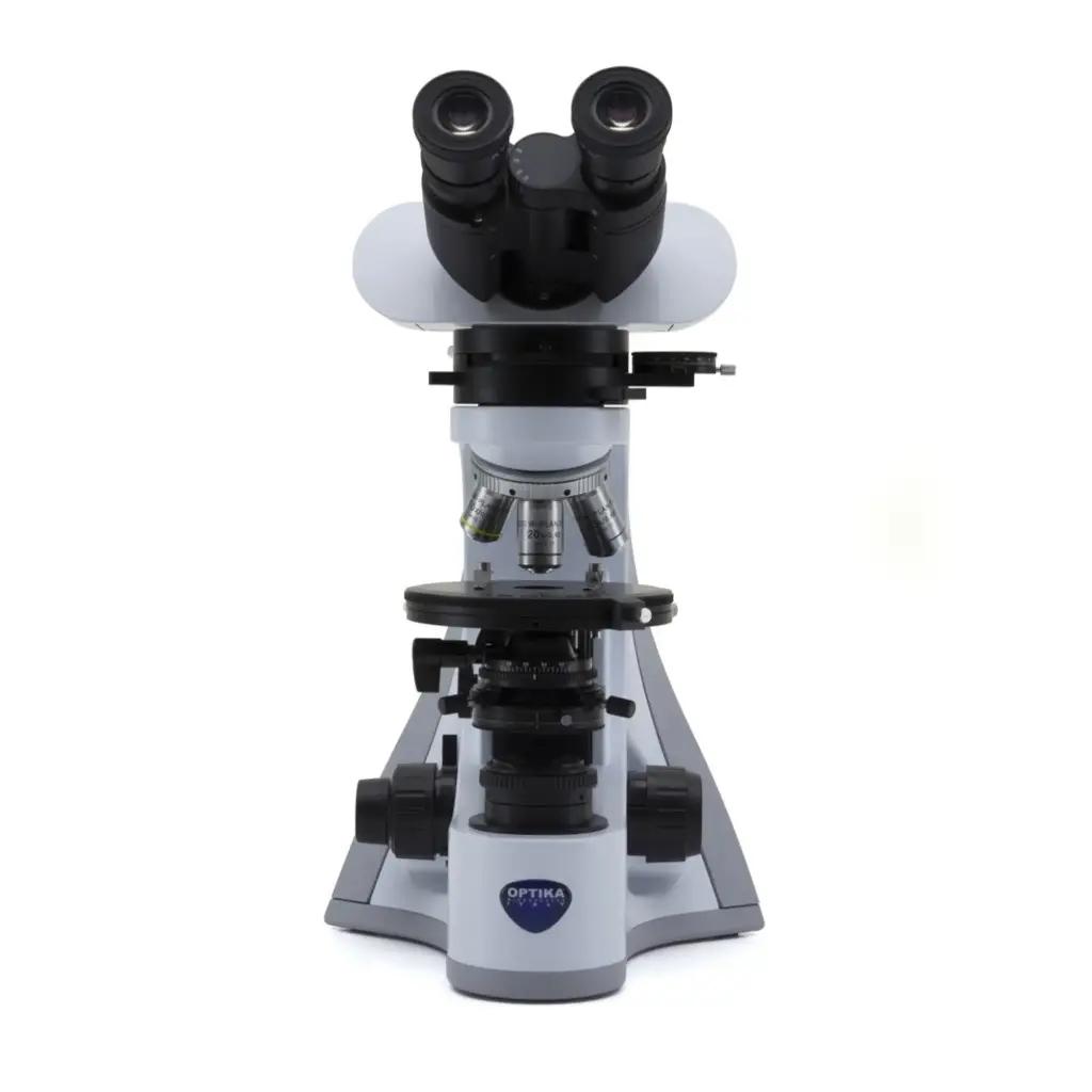 Optika B-510 Trinocular Polarizing Microscope with 400x Magnification and IOS PLAN Optics