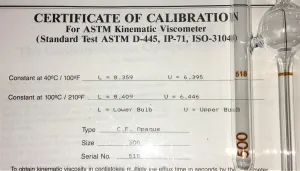 Cannon-Fenske CFOC-500 Certified Opaque Viscometer Tube - Size 500, 4 of 17