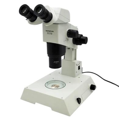 Olympus SZX9 Stereo Microscope with Binocular Head and Transmitted Light Stand-cover