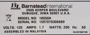 Barnstead (Lab-Line) 18050A 2L Analog Water Bath, 8 of 8
