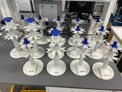Lot Of Eppendorf Pipette Stands - Quantity 14-cover