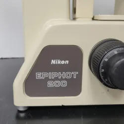 Nikon Epiphot 200 Metallurgical Microscope with BF/DF, Polarizer/Analyzer, and Camera, 13 of 13