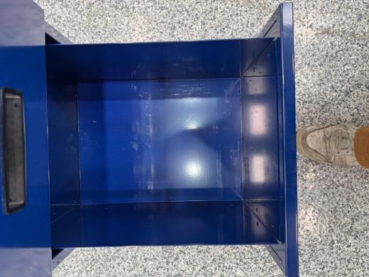 3-Drawer Mobile Filing Cabinet with Metal Construction and Casters for Laboratory Storage-cover