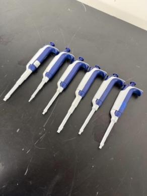 Rainin Pipet-Lite XLS Single Channel Pipettes - Set of 6 for Precision Liquid Handling-cover