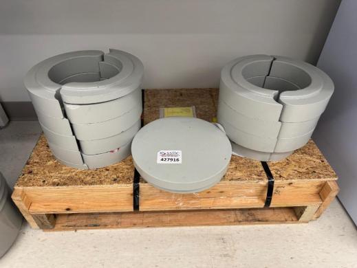 Segmented Stackable Lead Cylinders for Radiation Shielding and Calibration-cover