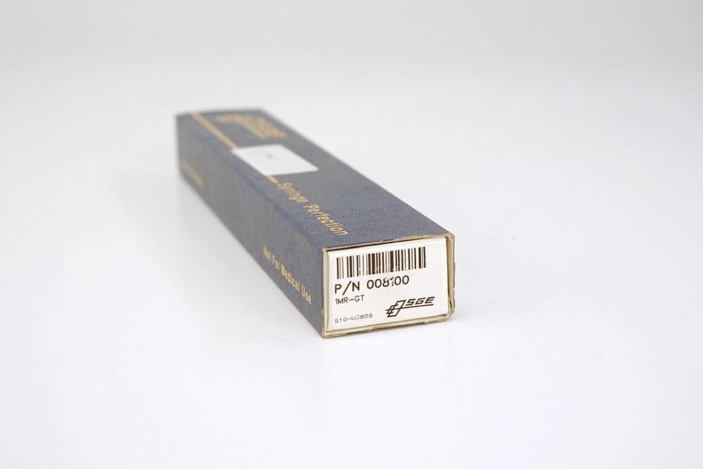 SGE 008100 1MR-GT 1 mL 23 G 50 mm Chromatography Syringe, Hamilton HT81330, Restek RE24576, 2600005