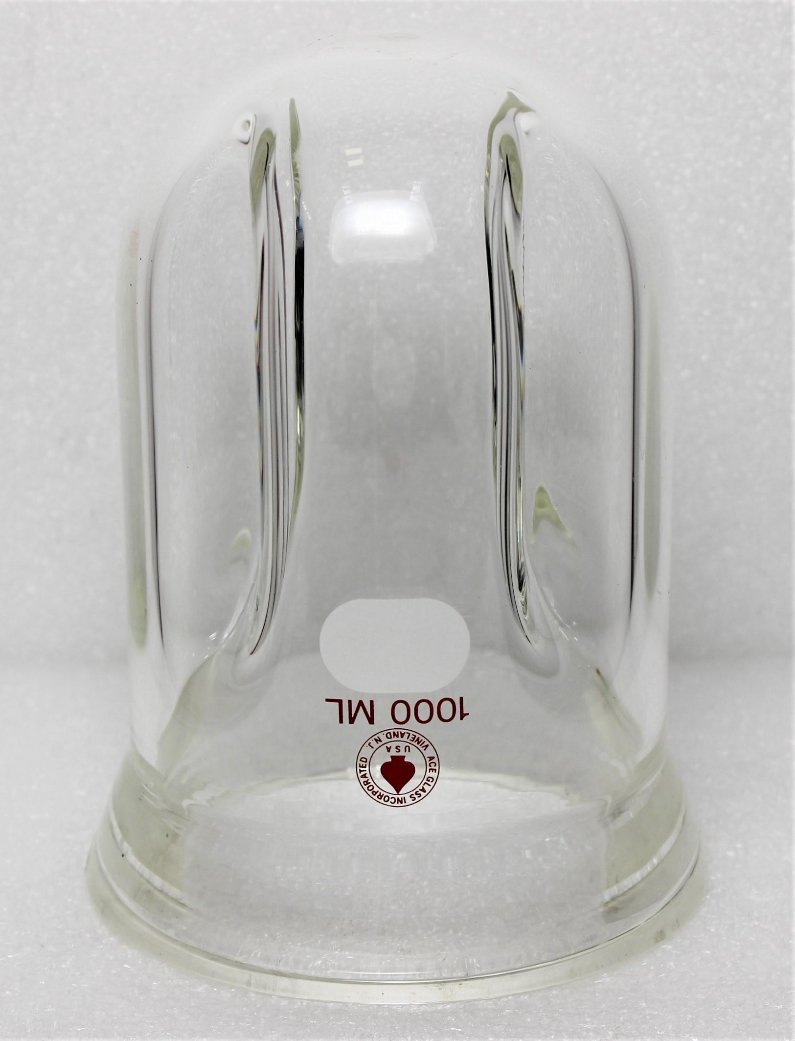Ace Glass Morton 1000mL Cylindrical Reaction Vessel with Enhanced Stirring, Turn-Key Refurbished