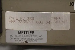 Mettler PJ360 Precision Balance, 4 of 4