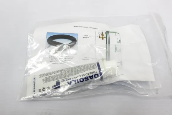 Chemglass CG-1969-M-09 High Flow Jacketed Inlet/Outlet Connector for Laboratory Fluid Systems