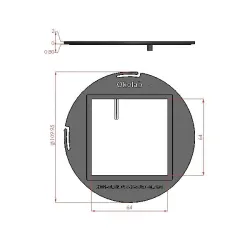 Okolab Thermal Plate with Dual Channel Heating for Olympus Inverted Microscope Stages, 3 of 4