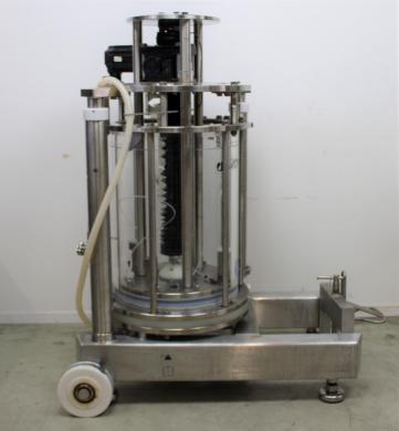 GE AxiChrom 450/300 Chromatography Column 48L Volume with Plastic Column and Stainless Steel Frame-cover