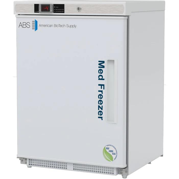 ABS Undercounter Vaccine Freezer, 4.2 Cu.Ft., ADA NSF/ANSI 456 Certified, Left Hinge