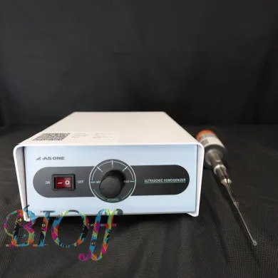 AS ONE Ultrasonic Homogenizer THU-80 with 20 kHz Frequency and 60W Output