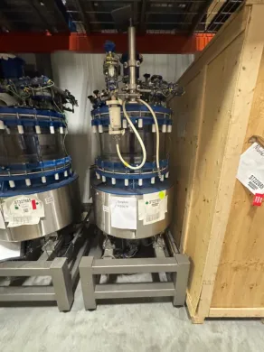 Buchi Custom Pilot Plant Evaporator System with Modular Glass Reactors and Integrated Controls