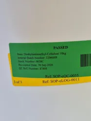 Cytiva DE52 10 kg Diethylaminoethyl Cellulose Ion Exchange Chromatography Resin, 4 of 7