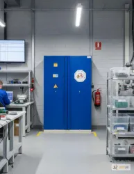 Chematicsafe LITHIUMSAFE 120.Z Safety Cabinet with Quarantine, 5 of 5