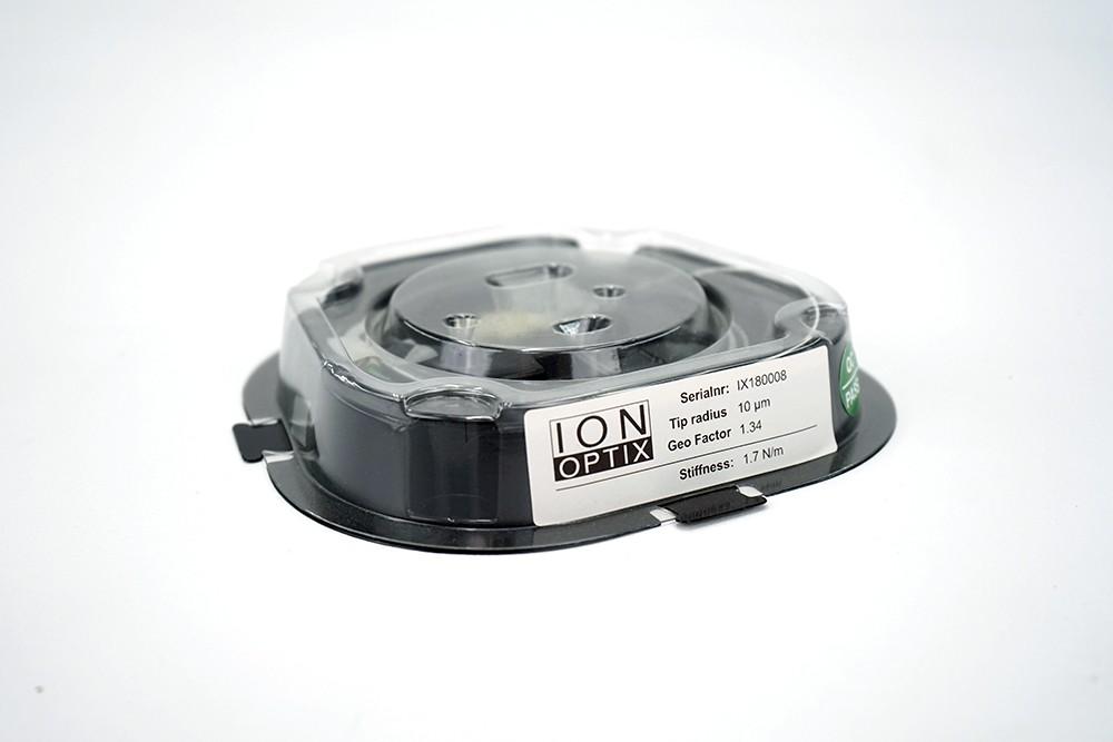 IonOptix 10 µm Micro-Spring Force Sensor, Geo Factor 1.17, Stiffness 2.2 N/m, OptiForce Compatible