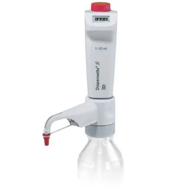 BrandTech Scientific Dispensette S Digital Bottletop Dispenser, 1 to 10mL