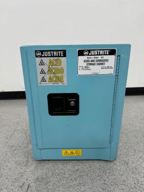 Justrite Sure-Grip 4 Gallon Acids & Corrosives Storage Cabinet for Laboratory Safety-cover