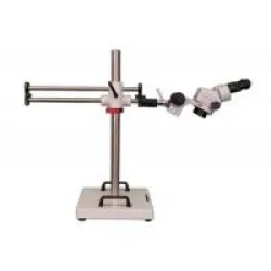 Meiji Techno EMZ-5 Zoom Stereo Microscope with MA502 Eyepieces and BAS-3 Boom Stand, 4 of 5