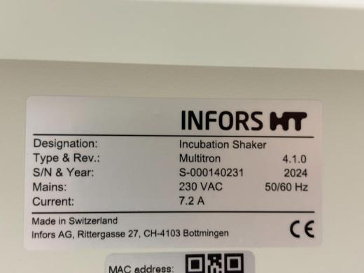 Infors HT Multitron Incubation Shaker-cover