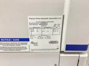 Thermo Fisher Revco Isotemp Ultra Low Freezer 50086FA -80°C Upright ULT Freezer, 13 of 13