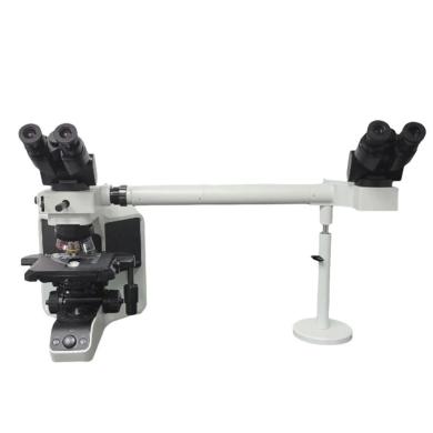 Olympus BX43 Microscope with Fluorites and Side-by-Side Dual Head Bridge for Pathology-cover
