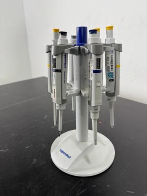 Eppendorf Research Plus Single Channel Micropipettes Set with Branded Stand (Qty 6)-cover
