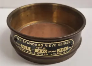 Tyler/Newark US-Standard Brass Frame Sieve Kit, 3" Diameter, Set of 6, 4 of 10