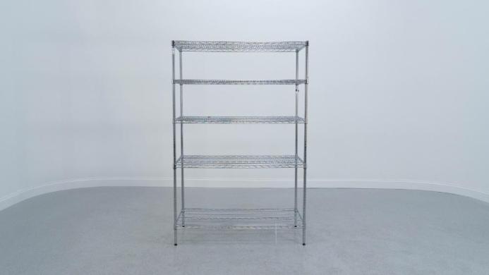 HDX 4-Foot Stationary Wire Shelving Unit for Laboratory Storage-cover